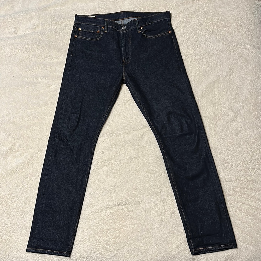 Levi’s 510 36x32 Dark denim stretch blue jeans Punk Oi! Rockabilly Skate